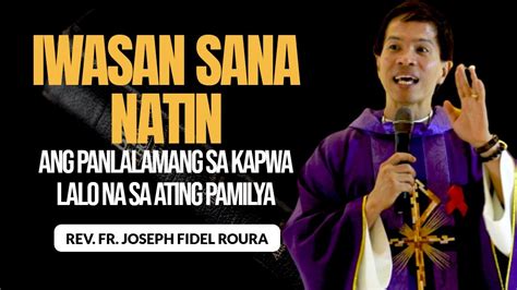 Panlalamang sa ating kapwa in English with examples .